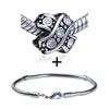 Delicate Cross European Bead Bracelet Combination