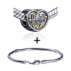 Heart Pattern  Best   Mom  European Bead Bracelet Combination