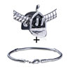 Baseball Cap  European   Bead   Bracelet  Combination