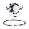 Cartoon Helicopter  European   Bead   Bracelet  Combination