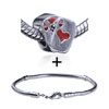 Poker  Card  European Bead Bracelet Combination