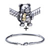 bear - Funny  Bear  European Bead Bracelet