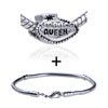 Queen Pattern  European   Bead   Bracelet  Combination