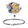 Funny Duck  European   Bead   Bracelet  Combination