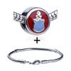 Round Shaped Candle Pattern European Bead Bracelet Combination