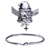Santa Claus  European   Bead   Bracelet  Combination  ... 