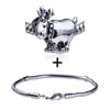 Antelope European  Bead   Bracelet  Combination