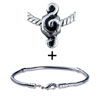 Treble Clef Music Bracelet Combination