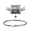 Scrolling Metalwork Tube Bracelet Combination