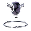 Bean Red Dotted Slim Bracelet Combination