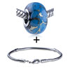  Blue  Leaf Bracelet Combination