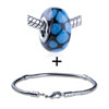  Blue  Ball Dotted Bracelet Combination