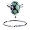 Green Circle Dotted Bracelet Combination