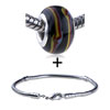 Yellow And Red Circle Bracelet Combination