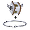  Amber  Texture Purfle Bracelet Combination