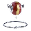 Glossy Golden Circle Bracelet Combination