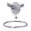 Silver Pink Bracelet Combination