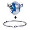 Silver Foil  Ring  Translucent Bracelet Combination