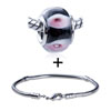 Pink Petunia Translucent Bracelet Combination