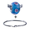 Pink Bubble  Circle  Translucent Bracelet Combination