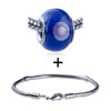 Pink And White Concentric Circle  Bracelet  Combination