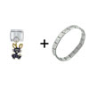 Black Rabbit Italian  Charm   Bracelet 