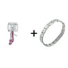 Pink Shoe Italian Charm Bracelet
