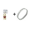 Mom Dangle Combination Italian  Charm  Bracelet