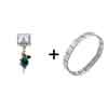  May  Emerald Color  Birthstone  Frog Dangle Italian Charm  ... 