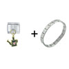  Water  Can Green Italian Charm Bracelet