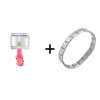 Pink Flower Sandal Italian Charm Bracelet