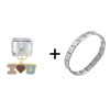 I Heart U Dangle Italian  Charm  Bracelet
