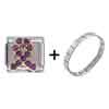February Amethyst Color Birthstone  Fish   Italian   Charm   ... 