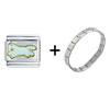 Running Cat Italian Charm Bracelet