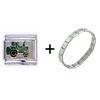 Huge Truck Italian  Charm   Bracelets  Combination