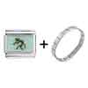 Tribal  Dance Italian Charm Bracelet FBT_IE0315_STARTER