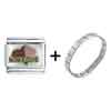  Moms  Love Heart Italian Charm Bracelet