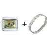 Woof Bones  Italian  Charm  Bracelet 