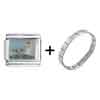 Lighthouse Daytime Italian Charm Bracelet