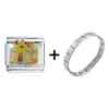 Candy House  Christmas   Italian  Charm Bracelet