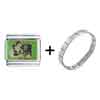  Kindergarten  Teacher Italian Charm Bracelet