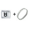  Taurus  Symbol Italian Charm Bracelet