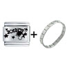 2008 Graduation  Diploma  Italian Charm Bracelet