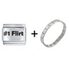 #1 Flirt Combination Italian Charm Bracelet