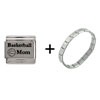 Basketball  Mom  Combination Italian  Charm  Bracelet