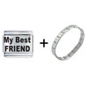 My Best  Friend  Italian Charm Bracelet