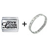 L  Live   Love   Laugh  Italian Charm Bracelet