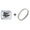 Boy  Flying  Combination Italian Charm Bracelet
