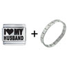I Heart My  Husband  Italian Charm Bracelet FBT_L_AA0078_STARTER