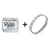 Zipty Do Font Name  Ryan  Combination Italian Charm Bracelet